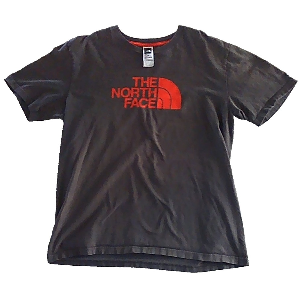 Vintage 90's  The North Face  "Half Dome Tee" Gray Size Large